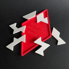 Martian Diamond Puzzle Light 3D Printer Model