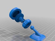 Magnetic Mobile Phone Holder 3D Printer Model