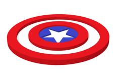 ?️ Captain America Coaster 3D Printer Model