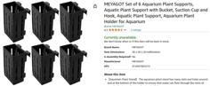 Aquarium Plant Supports Hook MEYAGOT 3D Printer Model