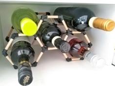 Modular Wine Rack 3D Printer Model