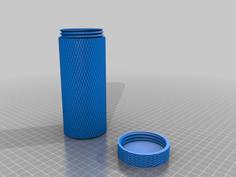 Full_cylinder_container_with_lid_D60mm-H145mm_v1 3D Printer Model