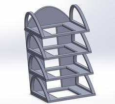 Gillette Fusion5 Stackable Rack 3D Printer Model