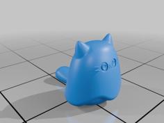 Halloween Cat Ghost _ Fidget Tail Toy 3D Printer Model