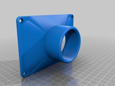 Rear Vent To 2.5″ Adapter For Anycubic Photon 3D Printer Model