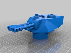 X-850 Turret Bunker 3D Printer Model