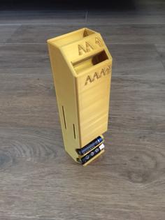 AA + AAA Battery Holder 3D Printer Model