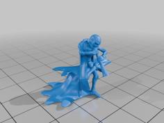 28mm Scale Musical Zombie For Tabletop Gaming 3D Printer Model