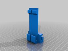 Gridwall To Slatwall Adapter 3D Printer Model