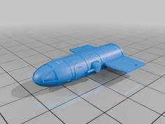 Jenny AreoSpace Fighter 3D Printer Model