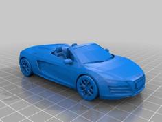 Audi R8 Spyder 3D Printer Model