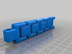 Chain Calibration Test 3D Printer Model