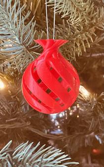 Helical Sphere Ornament 3D Printer Model