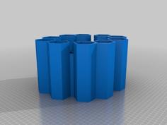 Pen Holder Honeycomb 3D Printer Model