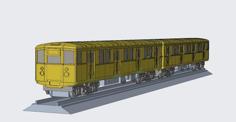 Berlin S-Bahn Train 3D Printer Model