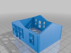 Modified Nantoma Sears Kit House (HO SCALE) 3D Printer Model