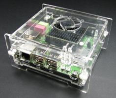 Laser Cut ODROID-X Enclosure With Fan Mount