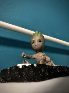 Baby Groot Apple Watch Charger 3D Printer Model