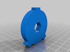 Headlight Lens Adjustment Plate 3D Printer Model