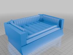 Captains Lounge Bed- Star Trek The Motion Picture 3D Printer Model