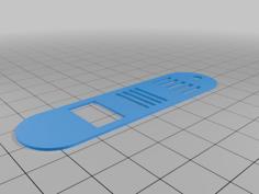 Guitar/Ukulele Chord Stencil 3D Printer Model