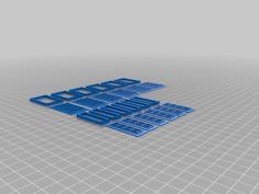 Ringlokschuppen / Seitenwand/Fenster1 3D Printer Model