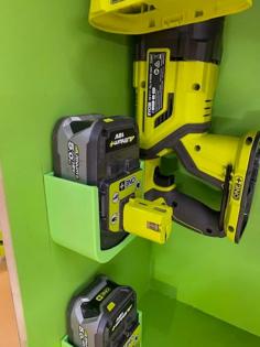 5Ah Ryobi Battery Holder 3D Printer Model