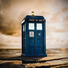 The TARDIS (Doctor Who) Police Box | Simplified Version 3D Printer Model