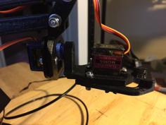 EEZYbotARM Rotating Claw Servo Mount 3D Printer Model