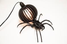 Laser Cut Spider Lamp