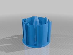 Pelton Wind Rotor 3D Printer Model