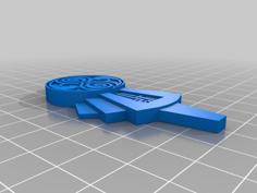 7th Doctor TARDIS Key 3D Printer Model