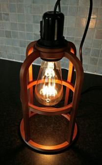 Steampunk Window Lamp For E27 3D Printer Model