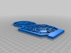 Spider Man – Geometrical 2D Art 3D Printer Model