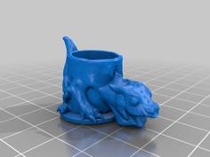 Little Dragon With Drain 3D Printer Model