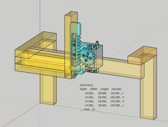 Structure Correction Example 3D Printer Model