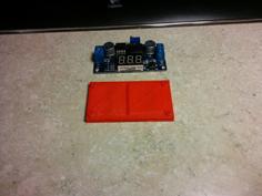 LM2596 Step-Down Regulator Mounting Board 3D Printer Model