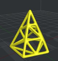 Pyramid Large Mesh 3D Printer Model