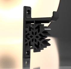 Snow Flake Hook 3D Printer Model