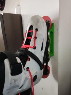 Rollerskates Wallhook 3D Printer Model