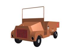 Camberwick Green Army Truck 3D Printer Model