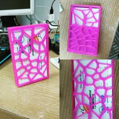 Business Card Voronoi Style 3D Printer Model