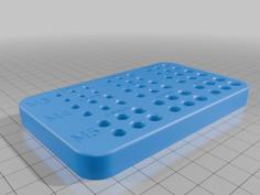 Heat Set Insert Fit Test/Practice Block 3D Printer Model