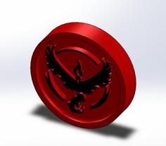 Pokemon Go – Team Valor Badge 3D Printer Model