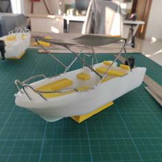 Safter 500 Travel Boat 1/25 3D Printer Model