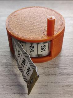 Soft Tape Measure Spool Russian Size 3D Printer Model