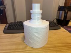 Toilet Roll Snowmen 3D Printer Model