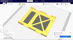 2.5 SSD To 3.5 HDD Adaptor Minimal 3D Printer Model