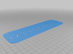 Handwriting Helper Stencil 3D Printer Model