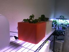 Ultimate Desktop Hydroponic Garden 3D Printer Model